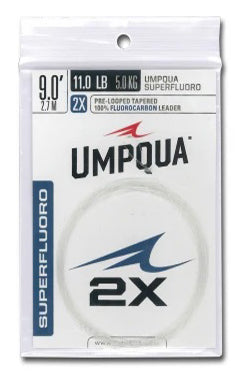 Umpqua Super Fluoro Tapered Leader - Flytackle NZ